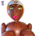 Blow Up Doll – Black Nurse Inflatable Life-Size Doll