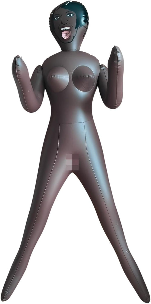 Blow Up Doll – Black Inflatable Life-Size Party Doll